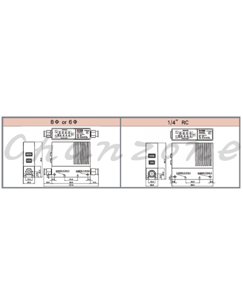 陽明電機 ATC系列-標準型 數顯氣體流量控制器 ATC-□□