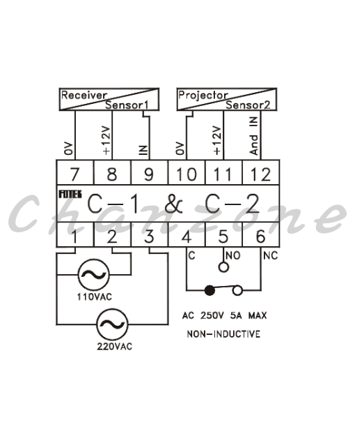 陽明電機 C系列-61*60mm盤內式 SENSOR控制器 C-3