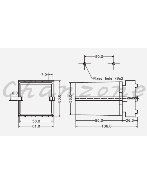 陽明電機 C-1系列-61*60mm 光幕控制器 C-1-24V/LCK