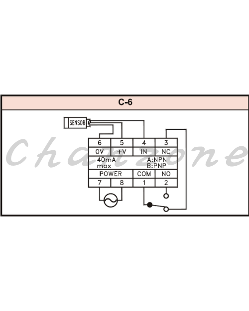 陽明電機 C系列-40*50mm盤內式 SENSOR控制器 C-11