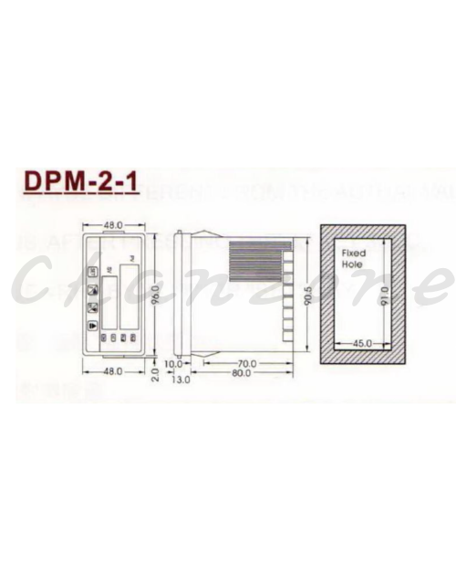 陽明電機 DPM系列-96*48 濕度&溫度&露點計 DPM-2/DPM-2-S