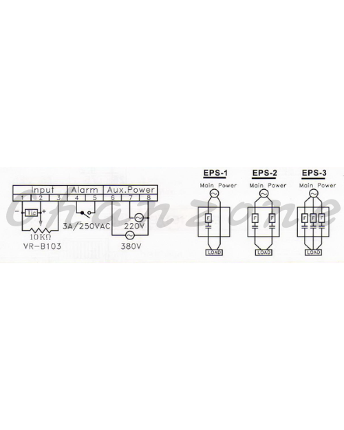 陽明電機 EPS系列-三相三線式SCR 數位全功能功率調整器 EPS3-40/60/80