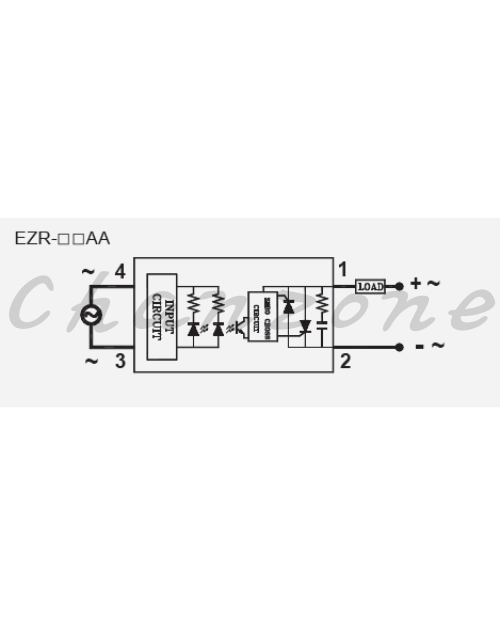 陽明電機 EZR-AA系列-標準型/AC to AC 單相插頭式固態模組 EZR-40AA