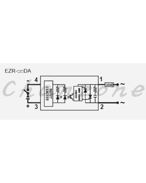 陽明電機 EZR-DA系列-高壓型/DC to AC 單相插頭式固態模組 EZR-40DA-H