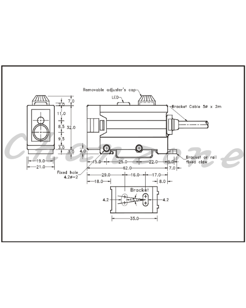 陽明電機 FM/MS系列-高速型 標誌檢出器 FM-01R