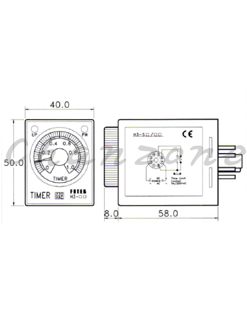 陽明電機 H3系列 閃爍計時器 H3-FK-M3