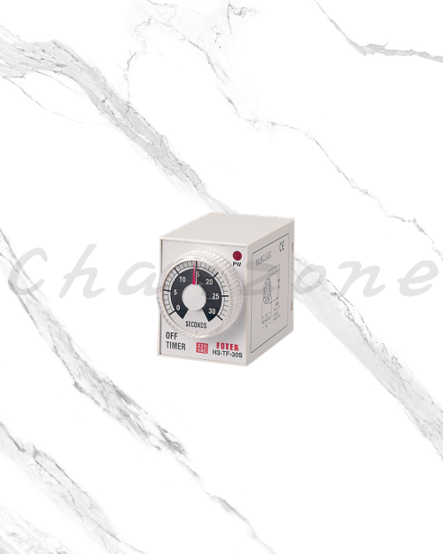 陽明電機 OFF DELAY系列-40*50mm 斷電延遲型計時器 H3-TF-3S/6S/10S/30S/60S/3M