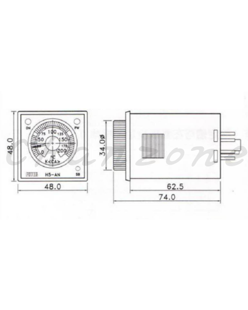 陽明電機 H5-AN系列-48*48 溫度控制器 H5-AN-□-□