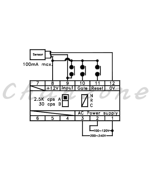 陽明電機 HC系列-純顯示型 電子計數器 HC-4T/5T/6T