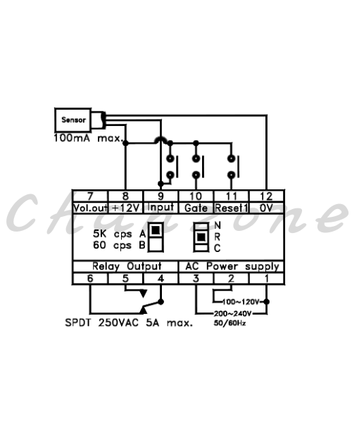 陽明電機 HC系列-一段設定型 電子計數器 HC-21P/31P/41P/51P/61P