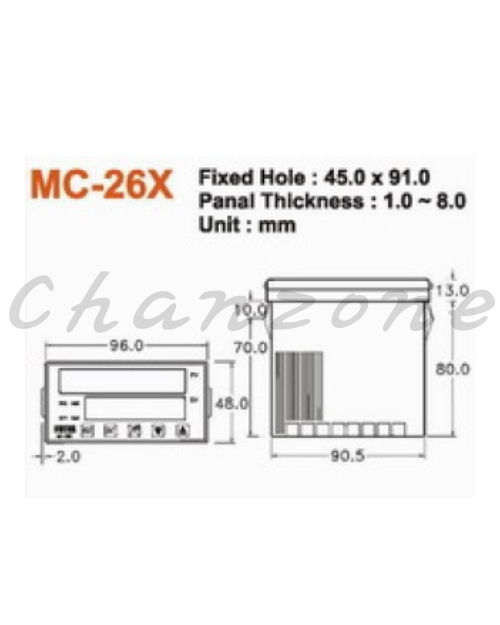 陽明電機 MC系列-二段設定型 多功能記數器 MC-262