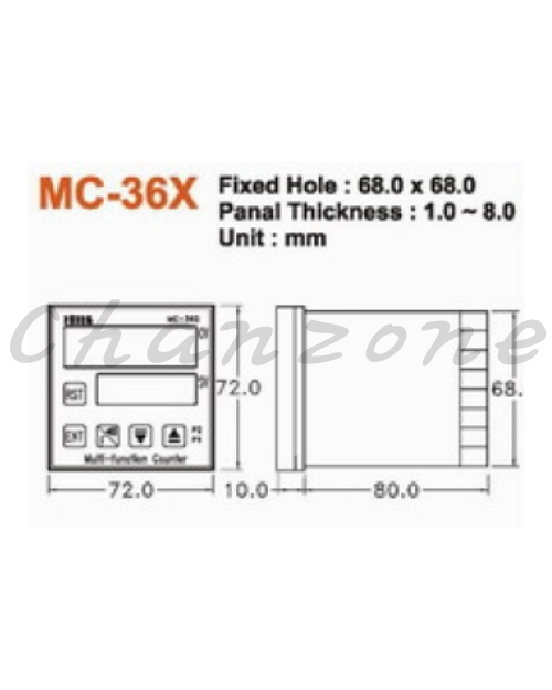 陽明電機 MC系列-一般設定型 多功能記數器 MC-341/MC-361