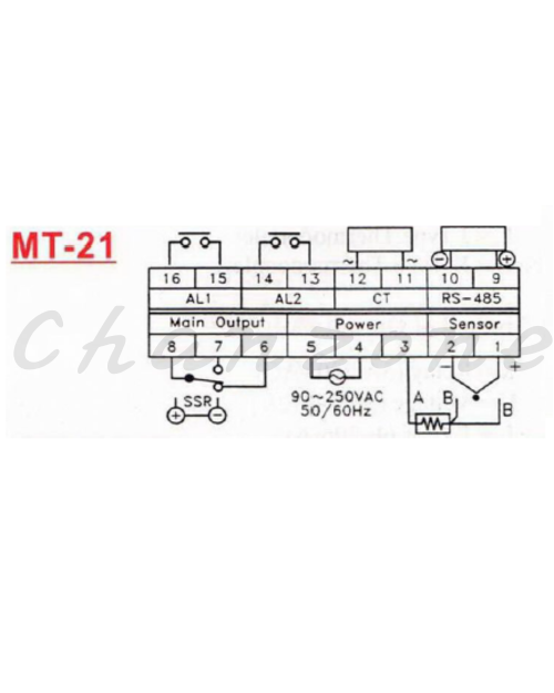 陽明電機 MT系列-96*48*80 FUZZY+PID 微電腦式溫度控制器 MT21-R/MT21-V/MT21-L