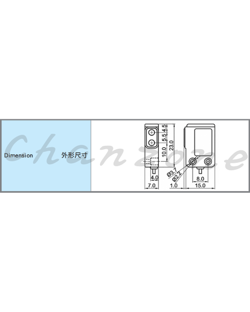 陽明電機 PS系列-直接反射式 小型光電傳感器 PSR-10PB