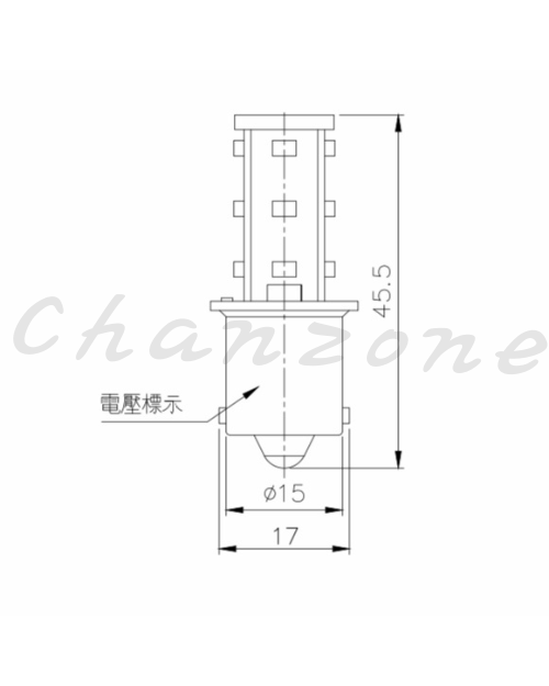 天得科技 積層式警示燈 LED燈泡 S15-L5□□