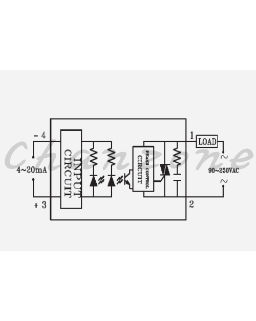陽明電機 SCR-F-LA系列-標準型/線性控制SCR 單相保險絲型固態模組 SCR-F-10/25/40LA