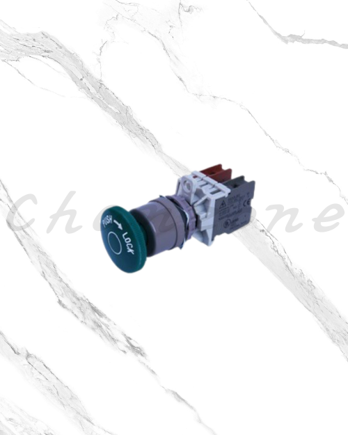 山河電機 ø22.25.30歐式-分離型系列 寸動復歸連鎖式押扣開關 SHAF-223