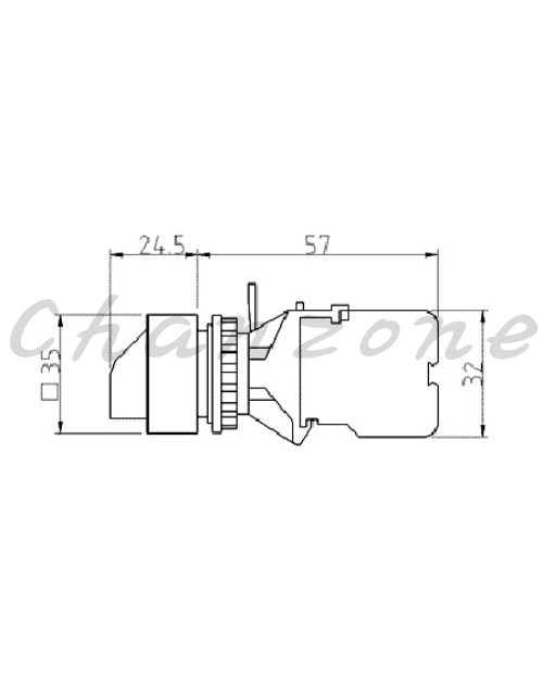 山河電機 ø22.25.30歐式-分離型系列 手動、自動復歸替切開關 SHAS-221/222/224