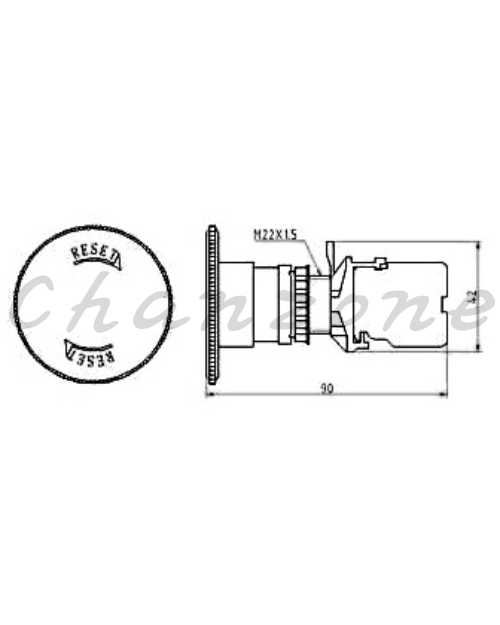 山河電機 ø22.25.30-SHB系列 Ø60連鎖式開關 SHBF-221-1/222-1