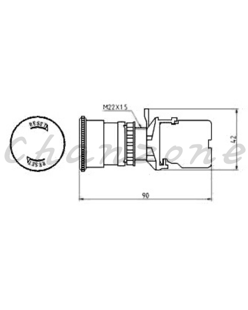 山河電機 ø22.25.30-SHB系列 Ø40連鎖式開關 SHBF-221/222