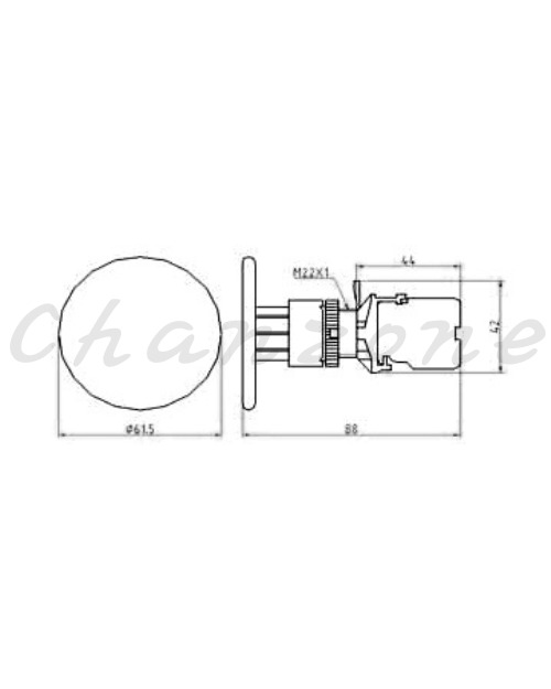 山河電機 ø22.25.30-SHD系列 ø40/ø60急停按鈕/按鈕附防護套 SHDB-226/226-1/228