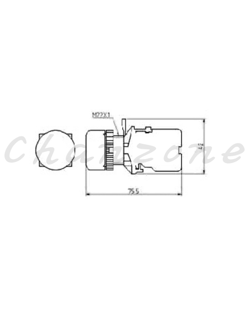 山河電機 ø22.25.30-SHD系列 錐型/平面信號燈 SHDP-221/227