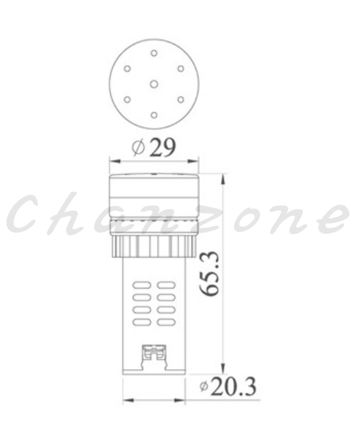 山河電機 ø22.25.30-SHD系列 蜂鳴器/閃光蜂鳴器 SHDZ-221/221L