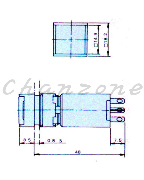 山河電機 ø16mm-SHE系列 自動復歸按鈕開關 SHEB-161/162/163