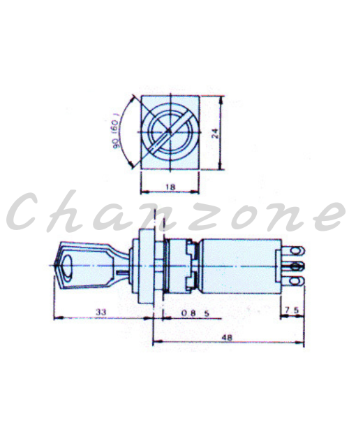 山河電機 ø16mm-SHE系列 附鎖開關 SHEK-161/162/163