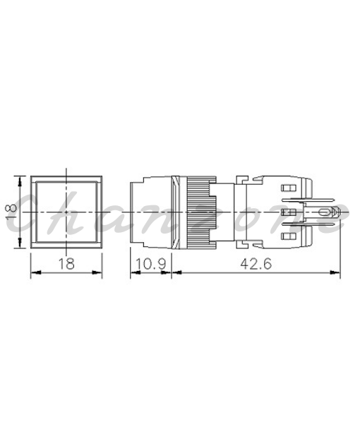 山河電機 ø16mm-SHF系列 照光式自動復歸按鈕開關 SHFI-161/162/163