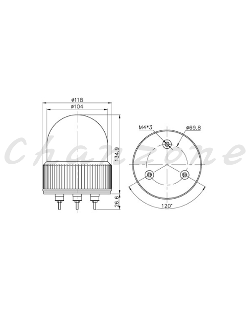 山河電機 SP系列 多層警示燈 SP-110/SP-120