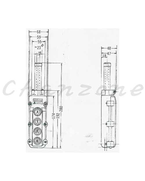 山河電機 間接式吊車開關 SRE-81/82/83/84