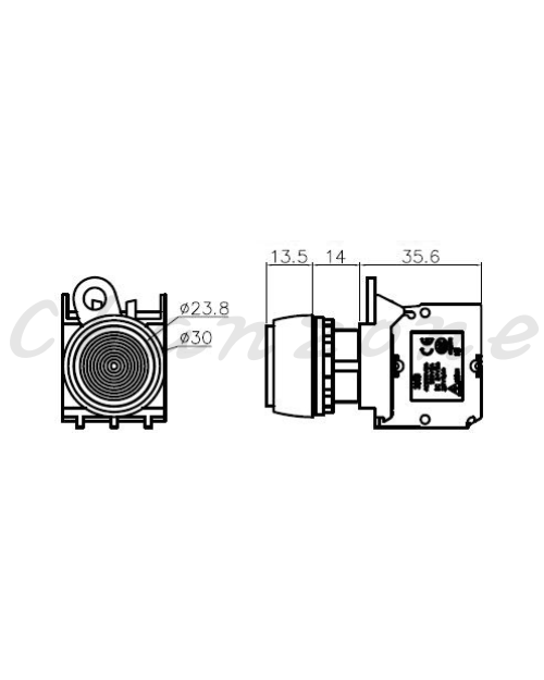 山河電機 ø22-SHD系列 平形/凸頭/兩點式照光按鈕 SHBI-221/222/223/224/225