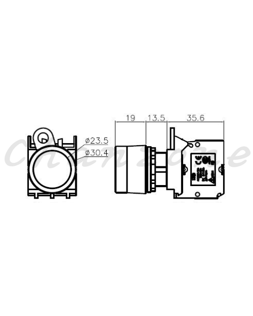 山河電機 ø22-SHD系列 平形/凸頭/兩點式照光按鈕 SHBI-221/222/223/224/225