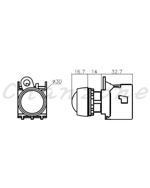 山河電機 ø22-SSB系列 錐型/平面信號燈 SSBZP-221/222/226/227