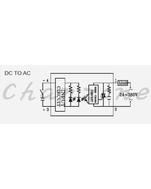 陽明電機 SSR-F-DA系列-標準型/DC to AC 單相保險絲型固態模組 SSR-F-10/25/40DA