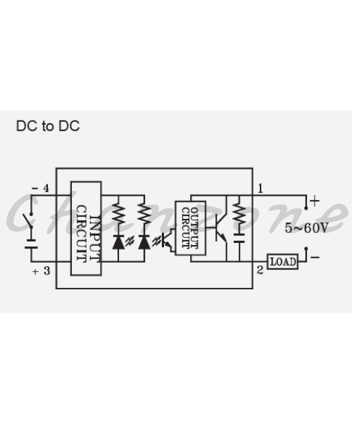 陽明電機 SSR-M/P系列-機板型/單相DC to DC 固態模組 SSR-P03DD/M05DD