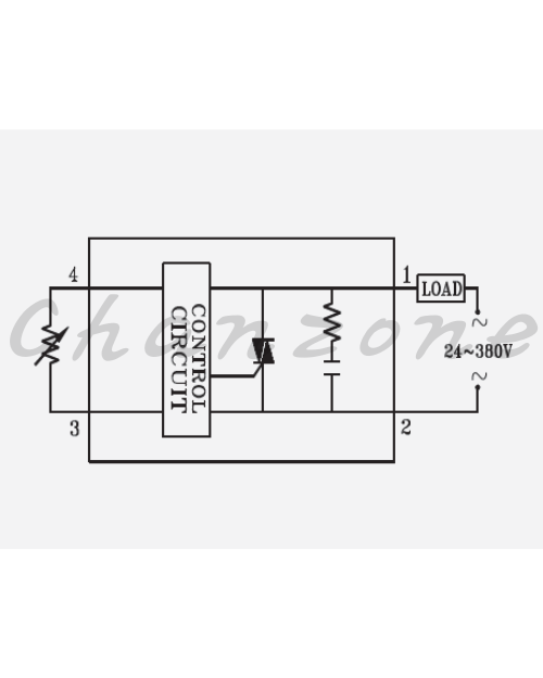 陽明電機 SSR-VA系列-高壓型/可變電阻器 to AC 單相固態模組 SSR-10/25/40/50/75VA-H