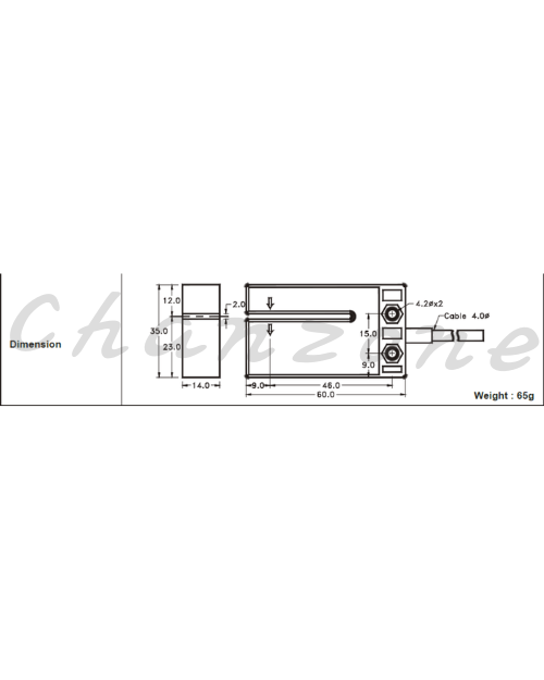 陽明電機 SU系列-對照式 U型光電傳感器 SU-02RR