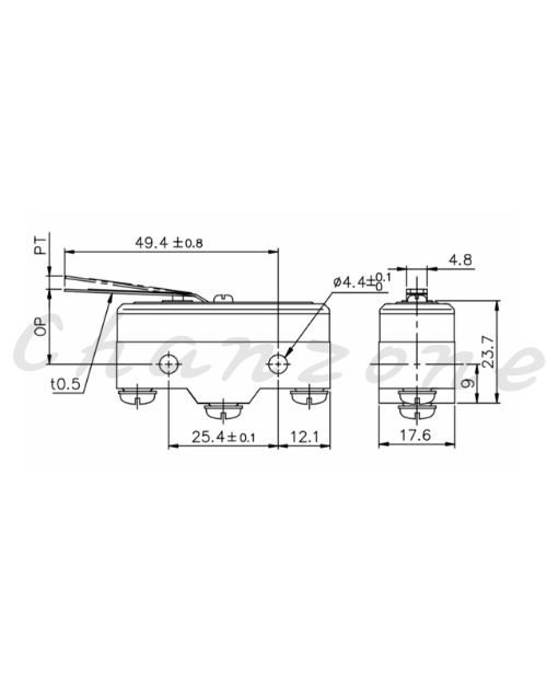天得科技 微動開關 TM-1301-2