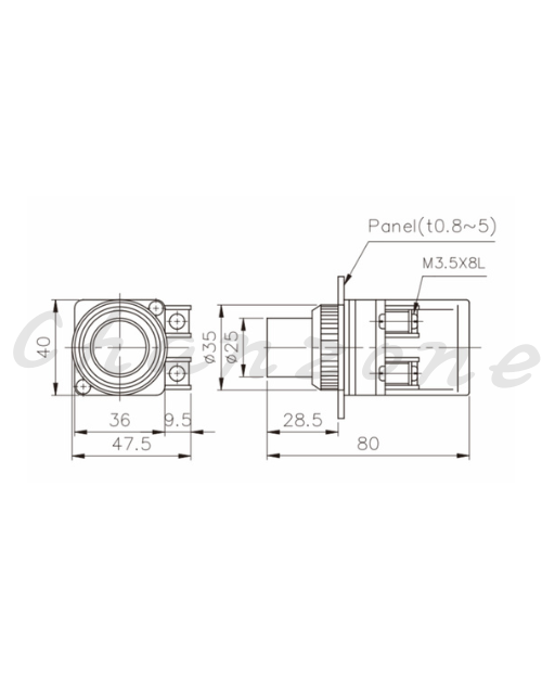 天得科技 指示燈 TPF-302