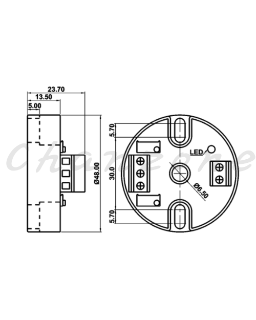 陽明電機 TR系列-2線式PT100Ω 溫度傳送器 TR-2W-PT-100E/100/150/200/300/400/600