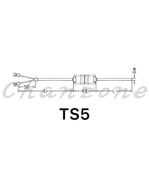 陽明電機 TS系列-快速T接頭型 感溫棒測溫體 TS5
