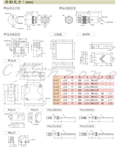 安良電氣 光電開關
