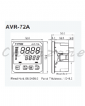 陽明電機 AVR系列-72*72mm 定電壓調節器 AVR-72A/AVR-72A-RS
