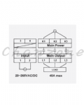 陽明電機 ESR-AA系列-標準型/AC to AC 三相高功率固態模組 ESR-25/40/60/80/100AA