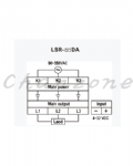 陽明電機 LSR-F-DA系列-標準型/DC to AC 三相保險絲型加強散熱固態模組 LSR-F-25DA