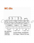 陽明電機 MC系列-二段設定型 多功能記數器 MC-262