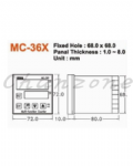 陽明電機 MC系列-二段設定型 多功能記數器 MC-342/MC-362