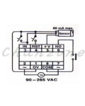 陽明電機 MC-4D系列-盤面式 電子計數器 MC48/50/60-4D